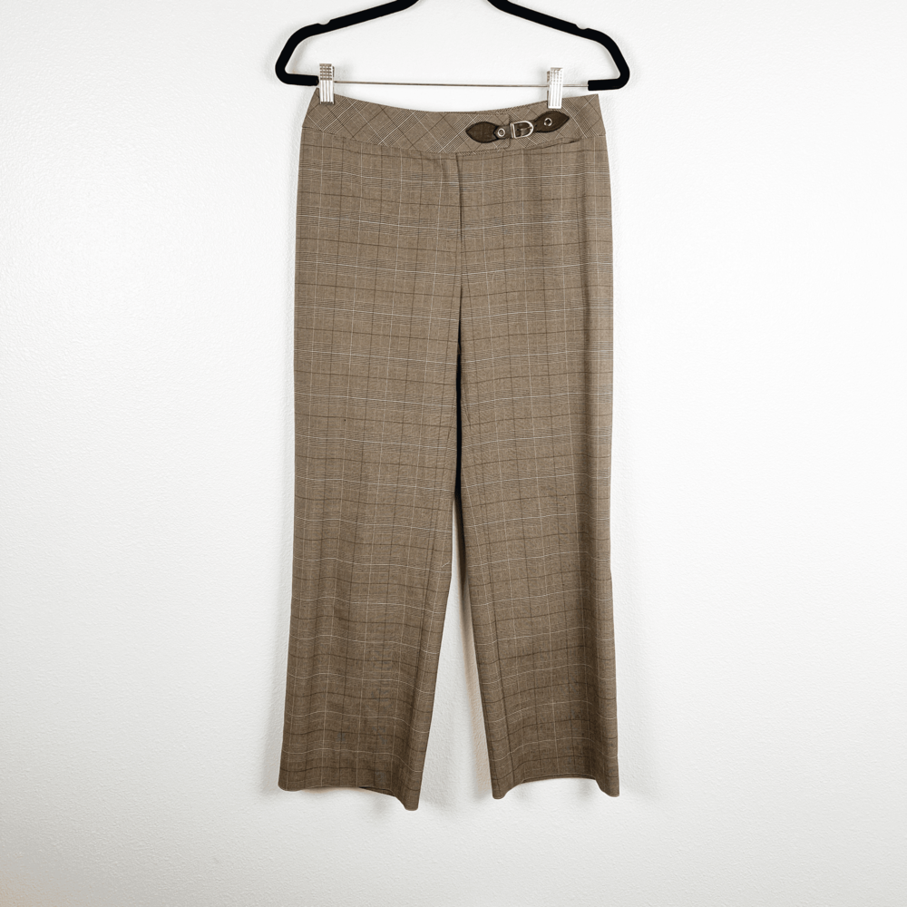 St John‎ Sport Women's Plaid Pants Sz 6